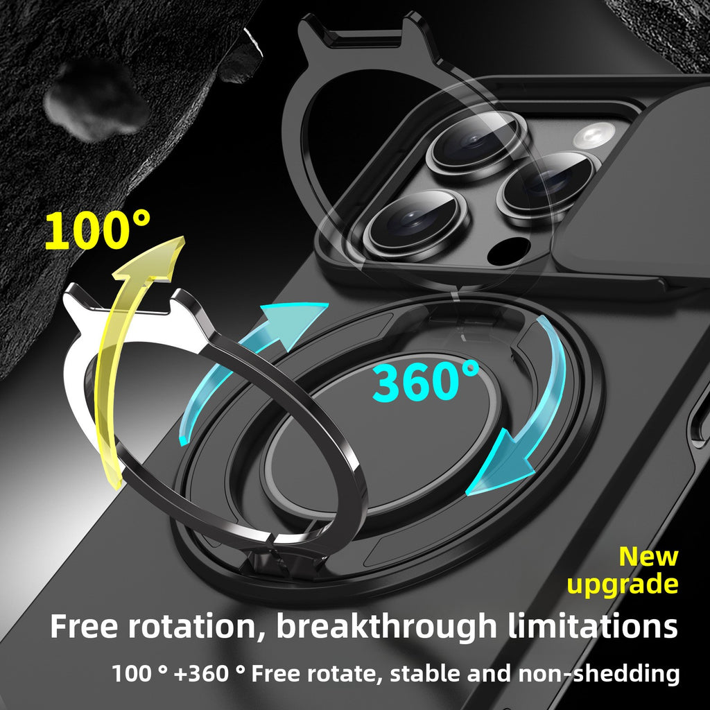 Coque magnétique à fenêtre coulissante – Protection élégante pour iPhone 11 à 17 Pro Max