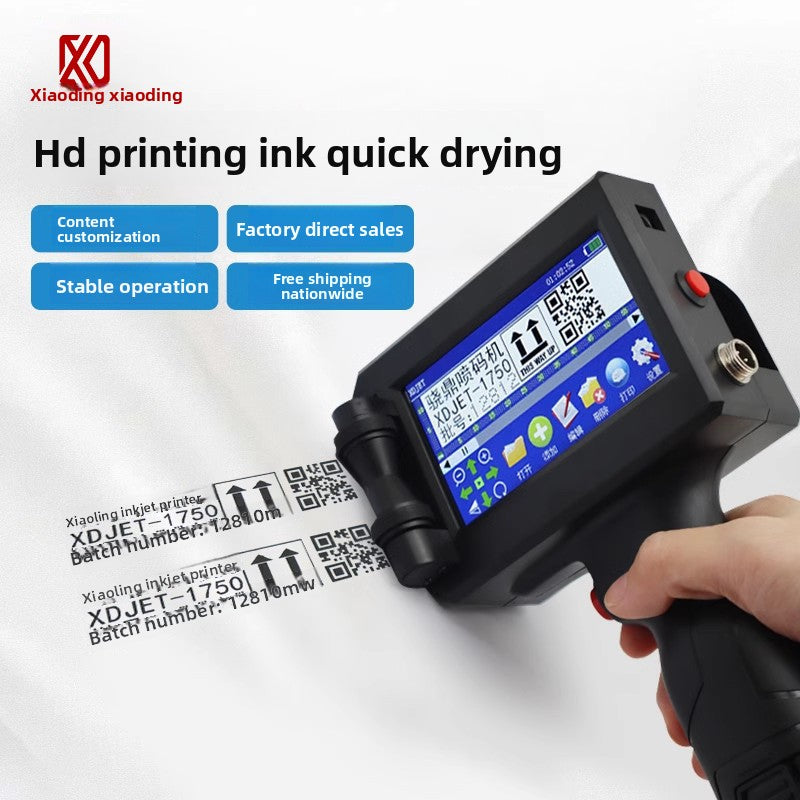 Handheld inkjet printer