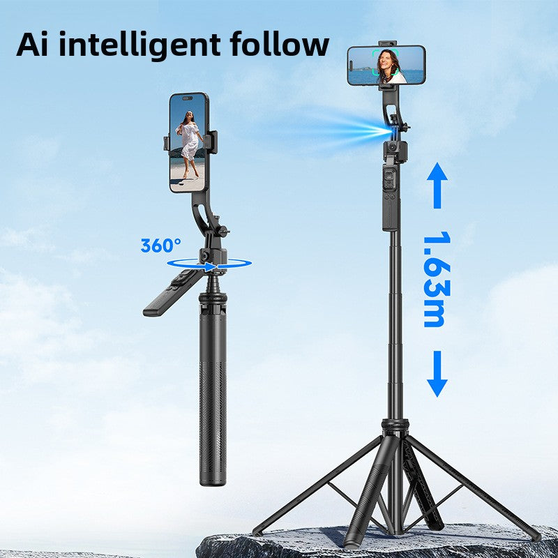 Support de téléphone sur pied 360° à suivi automatique – Idéal pour les lives et vlogs