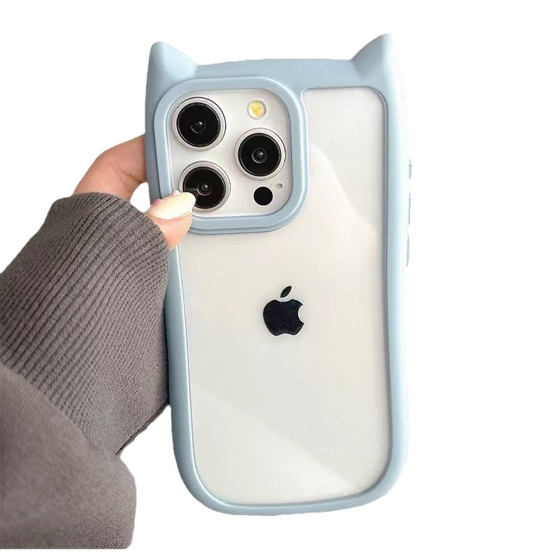 Creative 3D Cat Ears iPhone Hard Case