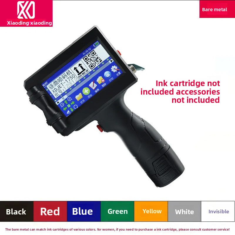Handheld inkjet printer