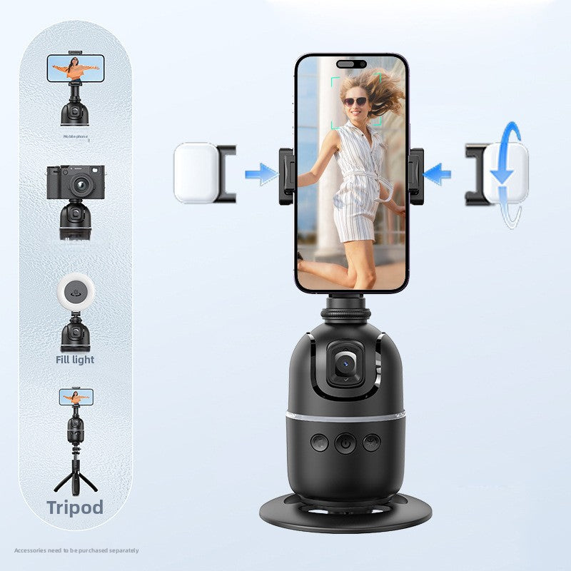 Support de téléphone sur pied 360° à suivi automatique – Idéal pour les lives et vlogs