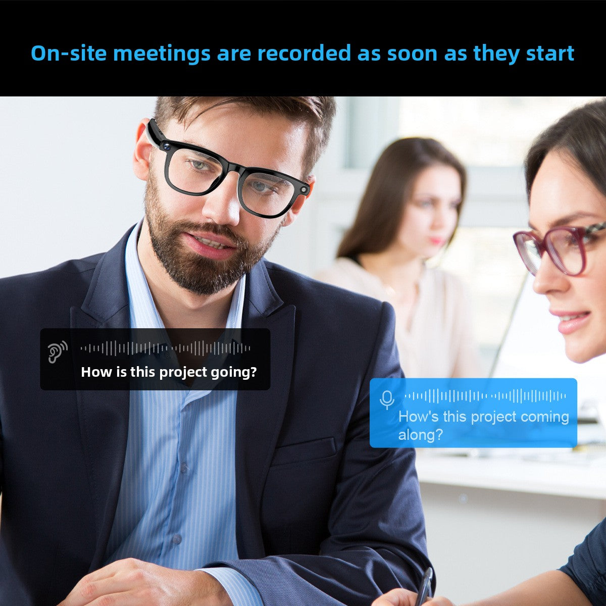 Les AI Smart Glasses﻿ fusionnent design élégant, réalité augmentée et puissance de l’intelligence artificielle pour transformer chaque instant de votre journée en expérience immersive.